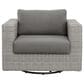 Steve Silver Co. Blakley Patio Swivel Chair in Dark Gray, , large