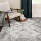 Central Oriental Structures Zahra Buff and Cloud 7"10 x 9"10" Area Rug, , large