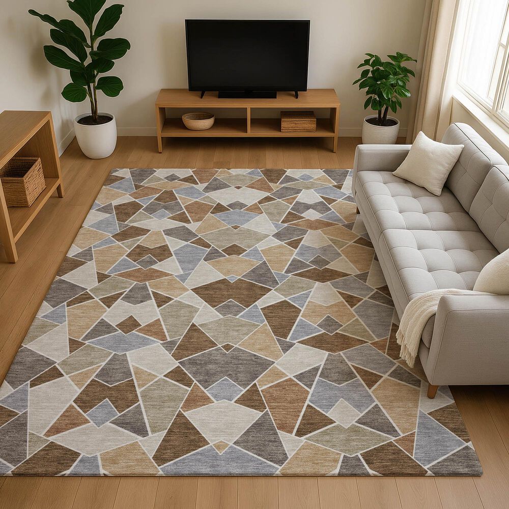 Dalyn Rug Company Kenner KN8 Chocolate 3' x 5' Area Rug, , large