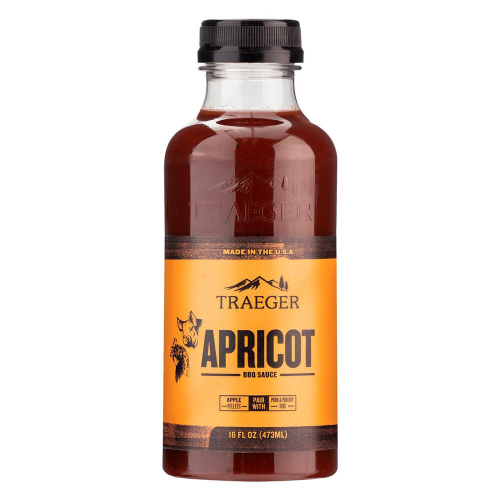 Traeger Grills Apricot 16 Oz. Flavor Beef, Poultry and Pork Barbeque Sauce, , large