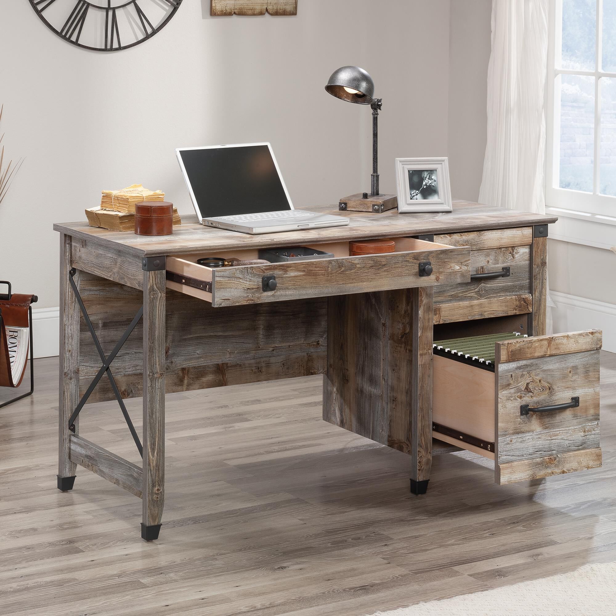 Sauder carson forge desk discount