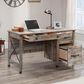 Sauder Carson Forge Desk in Rustic Cedar, , large