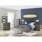 Ashley Frandern 5-Piece Full Storage Bedroom Set in Rustic Warm Gray, , large