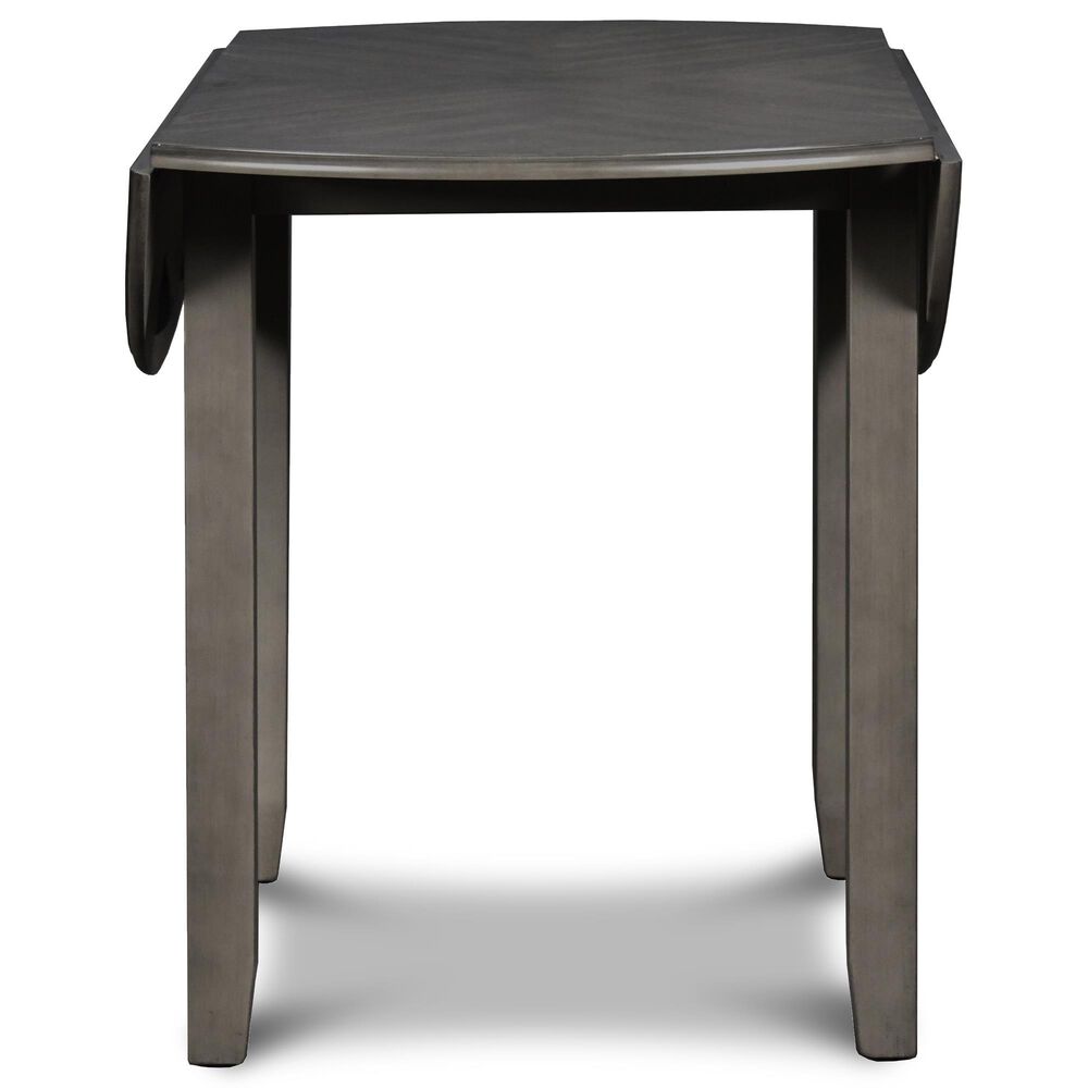 New Heritage Design Gia 3-Piece Round Dining Set in Gray, , large
