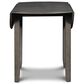 New Heritage Design Gia 3-Piece Round Dining Set in Gray, , large
