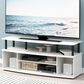 HOMLUX 47.2" Large Entertainment Center Stand for TV up to 55" in White and Black, , large
