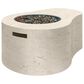 Ebel Outdoor Furniture Tahoe and Corte 5-Piece Fire Pit Conversation Set in Shell, Cocoa and Hazel, , large