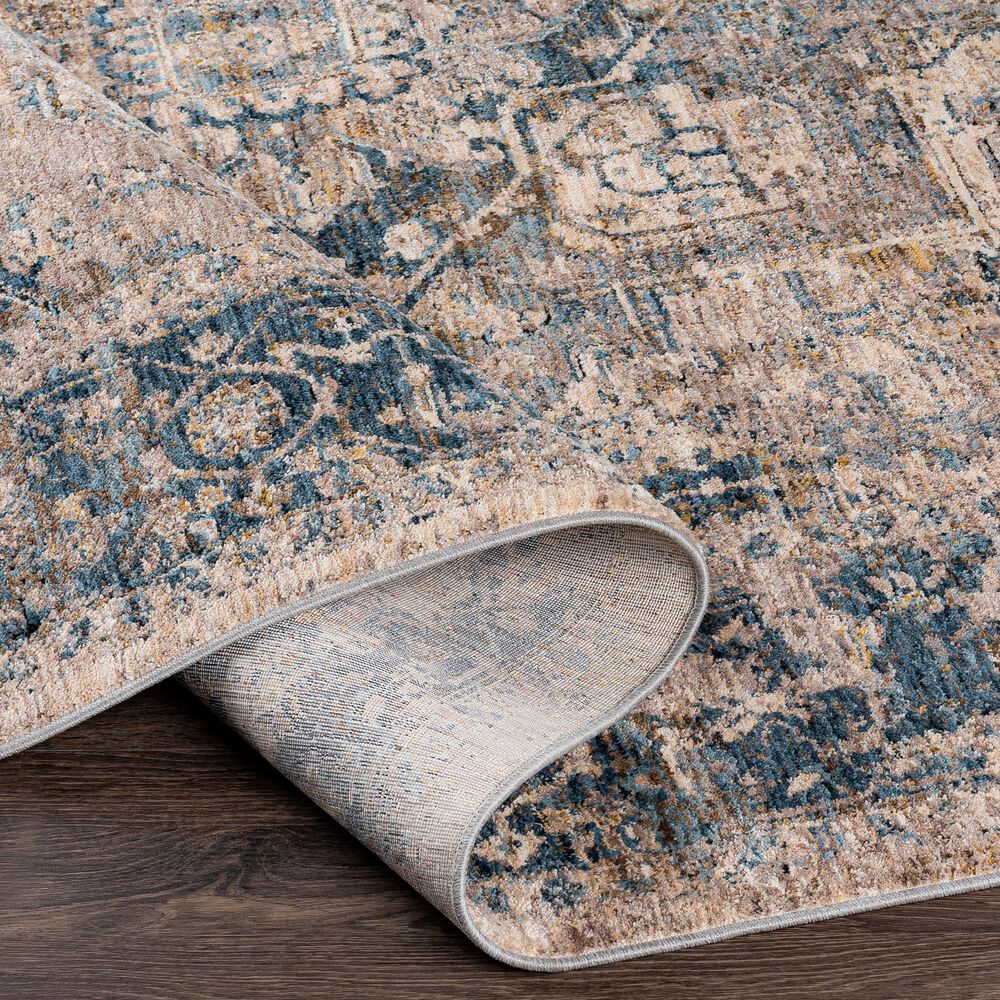 Surya Mirabel 7&#39;10&quot; x 10&#39;3&quot; Teal, Aqua, Mustard, Taupe, Gray and Beige Area Rug, , large