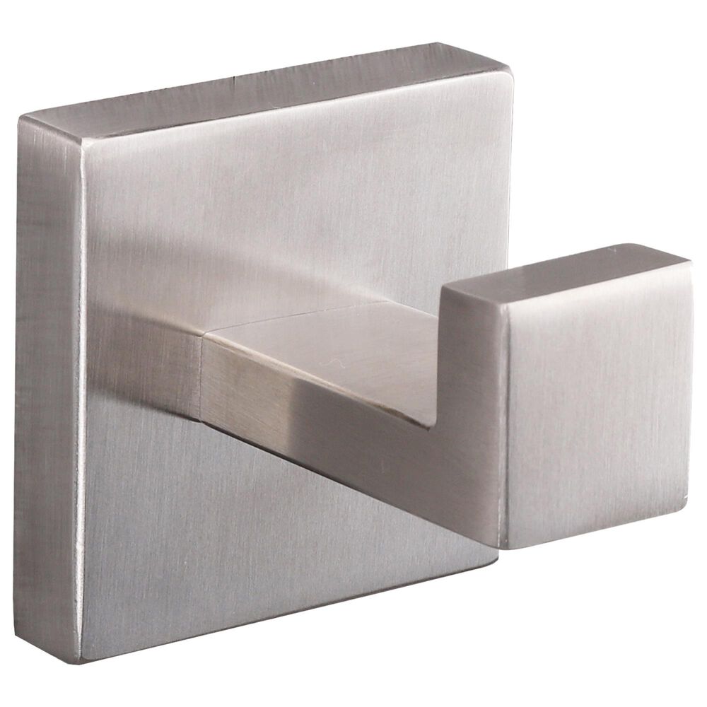 Lexora Home Bagno Lucido Stainless Steel Robe Hook in Satin Nickel, , large