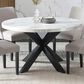 Steve Silver Xena Dining Table in White and Ebony - Table Only, , large