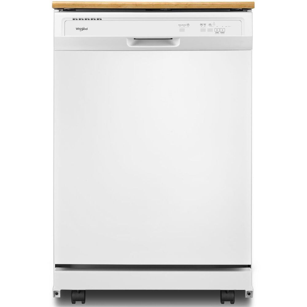 Whirlpool Portable Heavy-Duty Dishwasher with1-hour Wash Cycle in White, , large