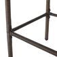 Hearth and Haven Littleton Outdoor Bar Stool in Brown and Mocha (Set of 2), , large