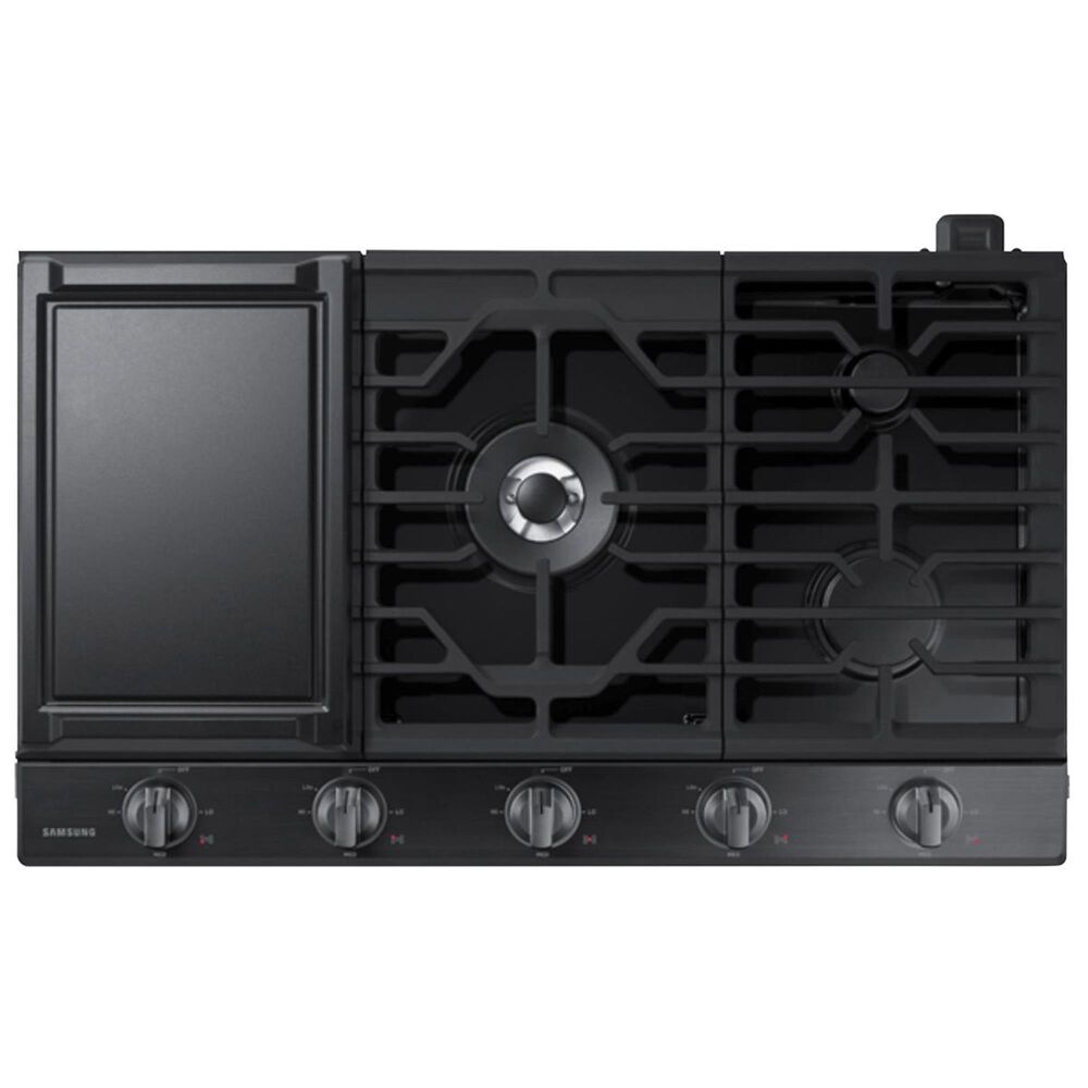 Samsung 36" Gas Cooktop in Black Stainless, , large