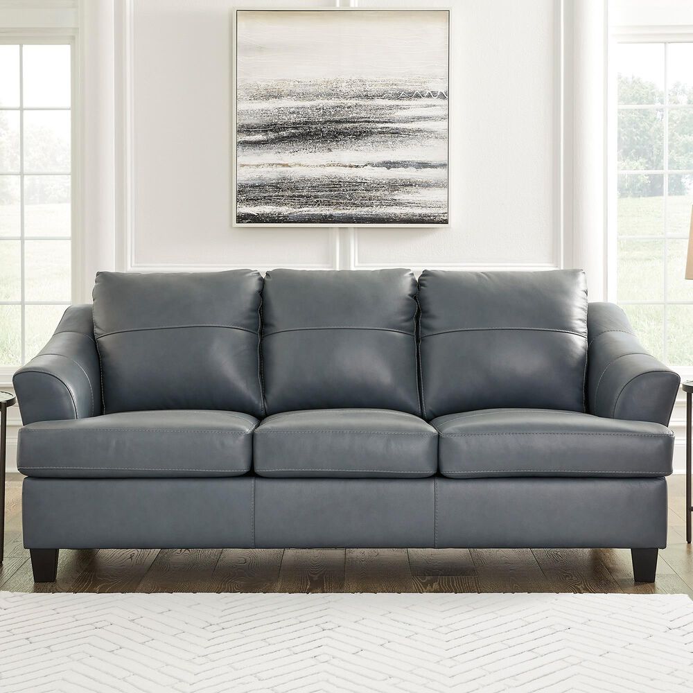 Ashley Genoa Stationary Sofa in Steel, , large