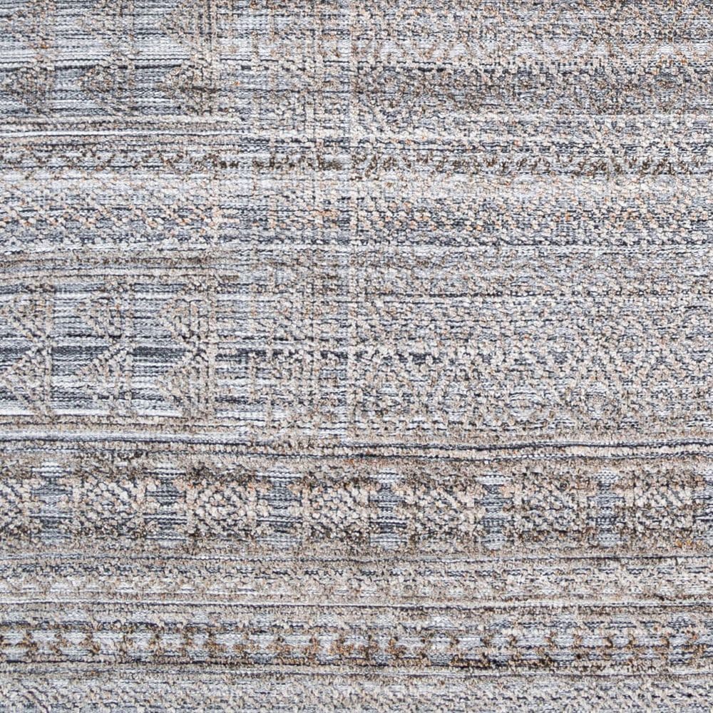 Surya Pompei Dark Brown, Black, Brown, Slate, Off-White and Rust 10&#39; x 14&#39; Area Rug, , large