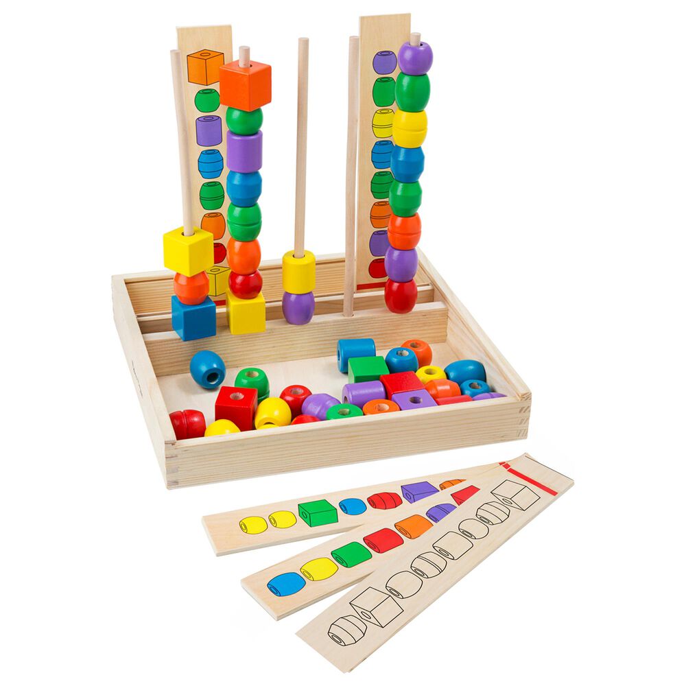 Melissa & Doug Bead Sequencing Set Classic Toy, , large