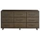 Furniture Worldwide Modern 9 Drawer Dresser Only in Sable, , large