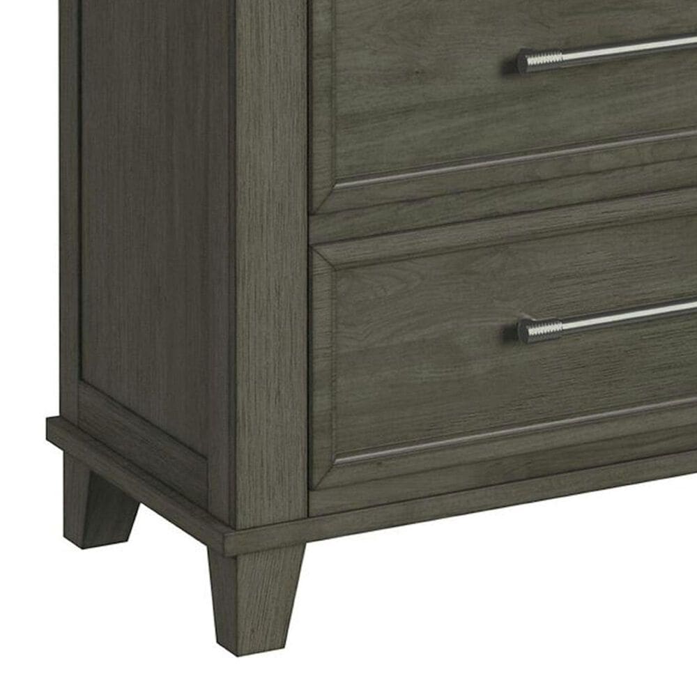 Mayberry Hill Canterbury 4-Piece Queen Storage Bedroom Set in Grey, , large