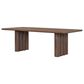 Alder & Tweed Theodore and Gracie 7-Piece Rectangular Dining Set in Perfect Walnut, , large