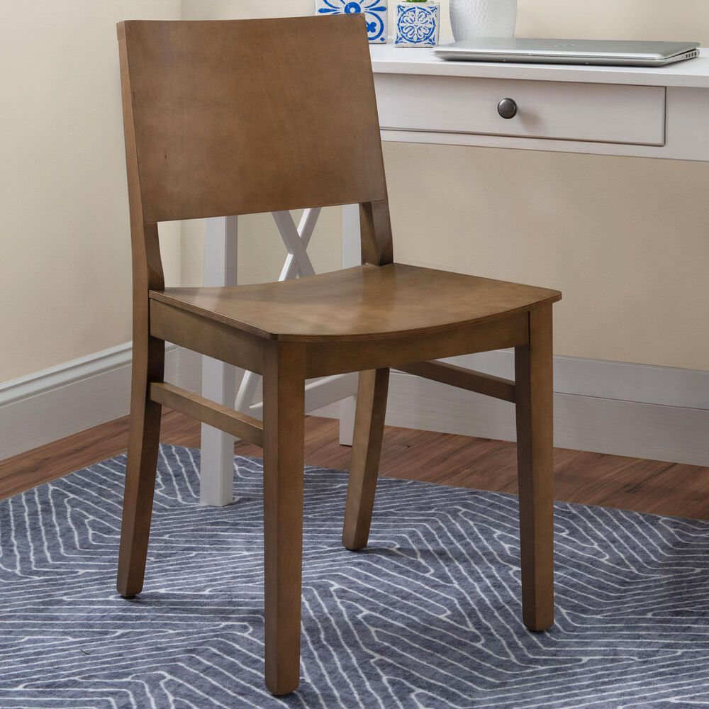 Linon Home Decor Devin Side Chair in Natural, , large