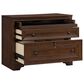 Riva Ridge Arlington Workstation Combo File in Classic Brown, , large