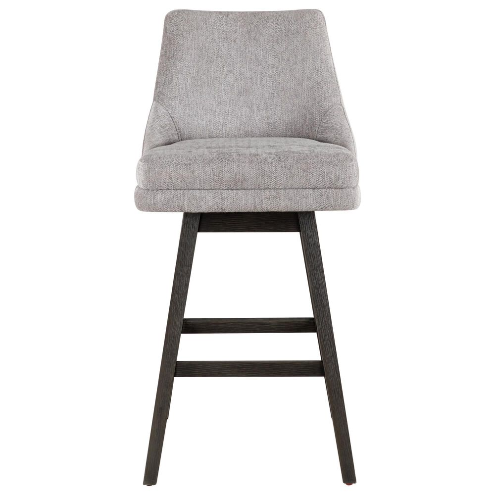 Armen Living Branson 30" Swivel Bar Stool in Gray, , large