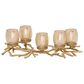 Maple and Jade 19" x 6" Hurricane Lamp in Gold, , large