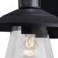 Vaxcel Westport 1-Light Outdoor Motion Sensor Wall Sconce in Textured Black, , large