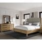 Shannon Hills Davie 3-Piece Queen Upholstered Bedroom Set in Pale Oak, , large