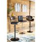 Ashley Bellatier Swivel Bar Stool in Brown and Black, , large