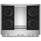 JennAir Rise 36" Professional Range with Griddle in Stainless Steel, , large