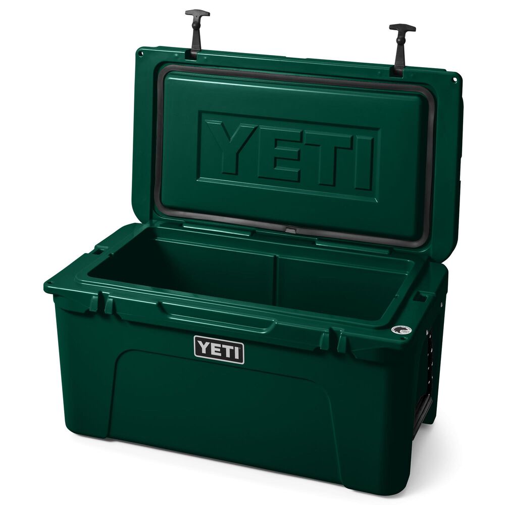 YETI Tundra 65 Hard Cooler in Black Forest Green, , large