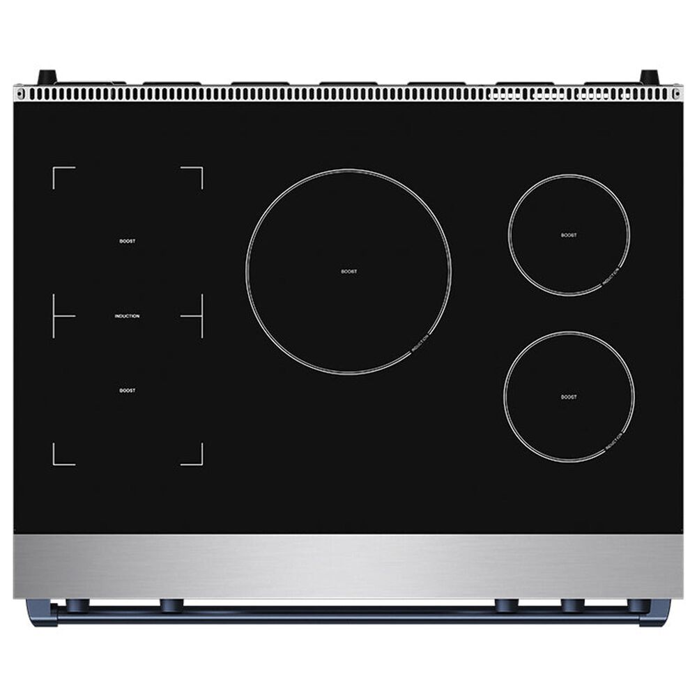 Thor Kitchen Gordon Ramsay 6.0 Cu. Ft. Professional Induction Range with Blue Color Kit Assembly in Stainless Steel, , large
