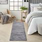 Nourison Ma30 Star Abstract 2"3" x 8" Blue Runner, , large