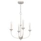 Hunter Southcrest 18" 4-Light Chandelier in Distressed White, , large