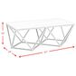 Mayberry Hill Riko Coffee Table in Gold and White, , large