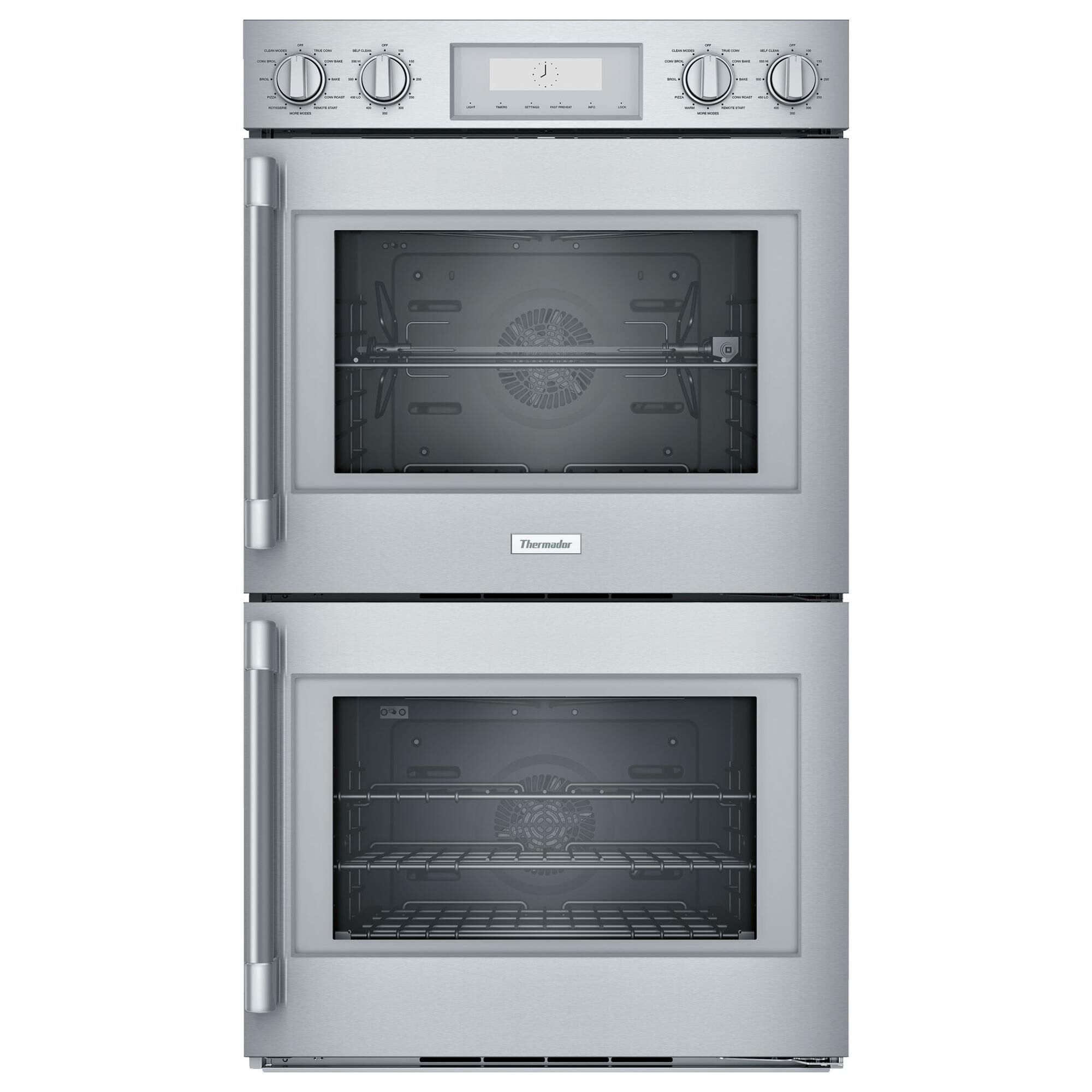 Thermador double store oven range
