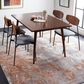 Safavieh Aston 9" x 12" Grey and Rust Area Rug, , large