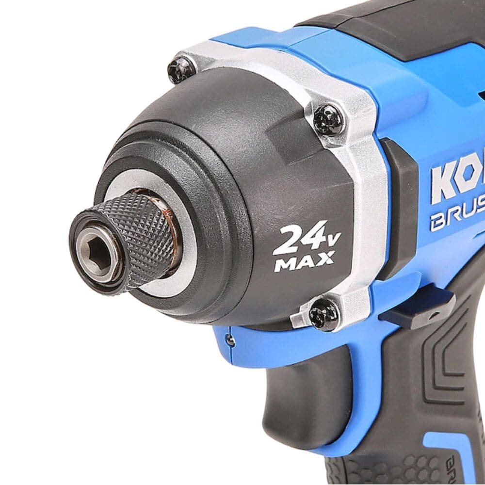 Kobalt 24-Volt Max Brushless Cordless Impact Driver in Blue and Black, , large