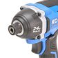 Kobalt 24-Volt Max Brushless Cordless Impact Driver in Blue and Black, , large