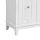 37B Kinsale 36" Single Bathroom Vanity Cabinet in Bright White with White Composite Stone Top and Backsplash, , large