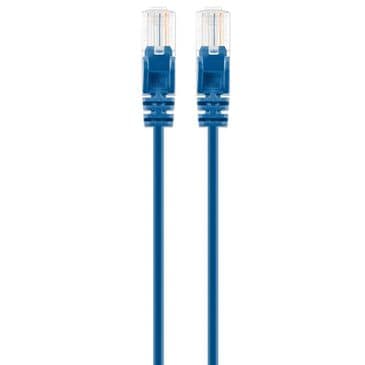 Intellinet Cat6 UTP Slim Network Patch Cable 1m in Blue, , large