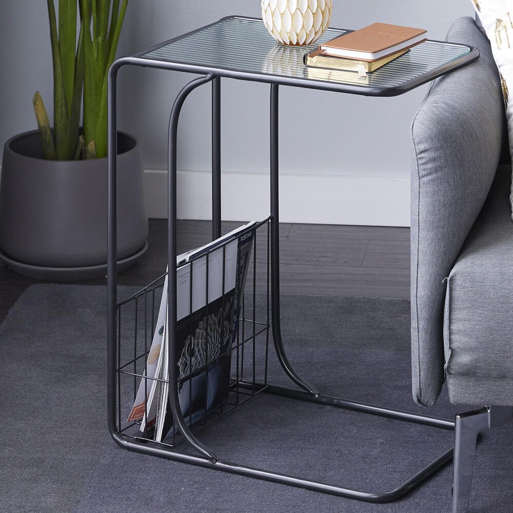 Uma Enterprises C Table Accent Table in Black, , large