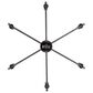 Golden Lighting Landon 6-Light Chandelier in Matte Black, , large