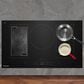 KitchenAid 36" Induction Cooktop with 5 Cooking Zones in Black, , large