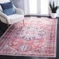 Safavieh Serapi Southwestern 6"7" x 9" Red and Navy Area Rug, , large