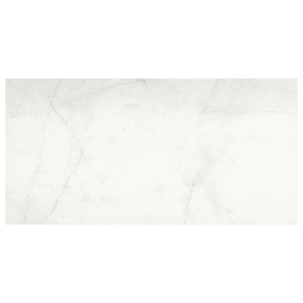 Emser Sterlina White 12" x 24" Polished Porcelain Tile, , large