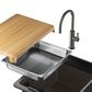 Blanco Inteos 39" Undermount Single Bowl Kitchen Sink in Volcano Gray, , large
