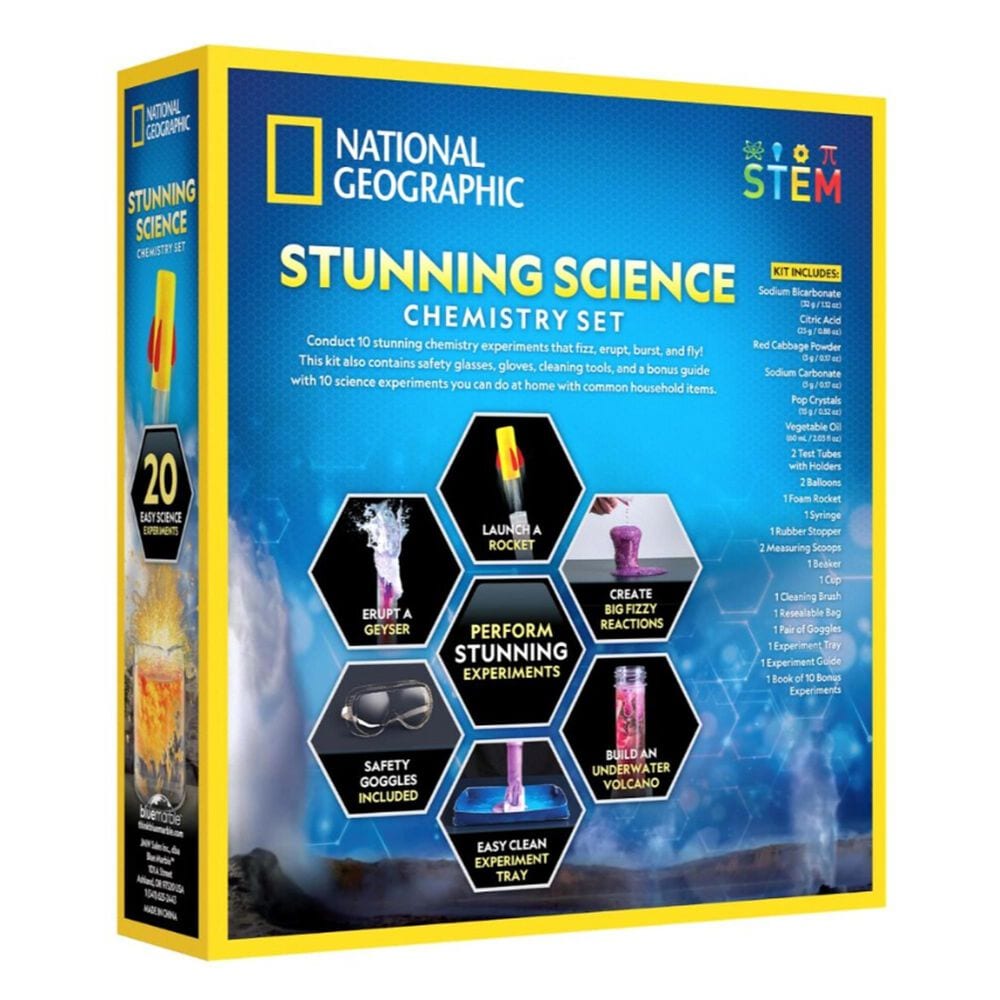 National Geographic Stunning Science Chemistry Set, , large
