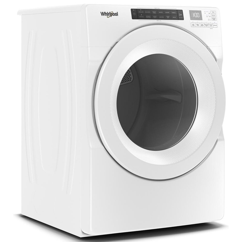 Whirlpool 7.4 Cu. Ft. Front Load Gas Dryer in White, , large
